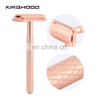 Custom Portable Rasoir Femme Shaving Metal Safety Razors For Men