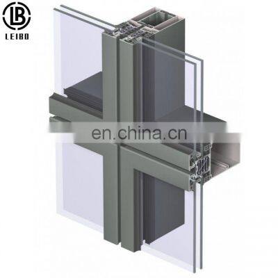 Building Fabrication and Engineering Material Aluminum Metal Frame Glass Curtain Wall photo-3