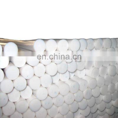 White 6 - 250 mm Thickness Carbon Filled Virgin PTFE Rod Ttube for Electrical Insulation Board