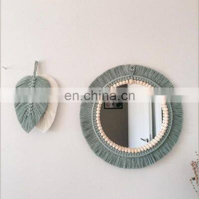 Nursery Wall Decor, Macrame Wall Hanging Woven Round Hanging Decoration photo-2