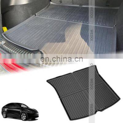 Interior Accessories Trunk Pad for Tesla Model Y TPE Non-slip 3D New Design Car Mats Protective