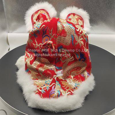 Traditional Chinese Children Hat New Year Hat Tiger Hat photo-4