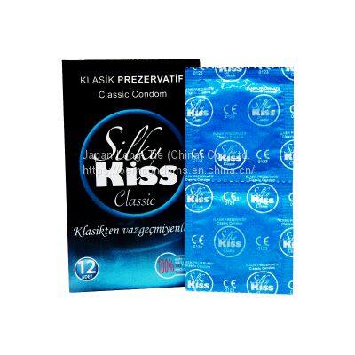 Kondom Natural Spike Classic With Ce Certificate Vegan Non Latex For Life Lubricated Male 185*52mm Orange Flavor Condom photo-3