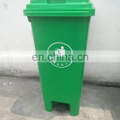 Indoor 100 Liter Trash Can Recycle Hdpe Container Garbage Bins Plastic Trash Bin With Pedal