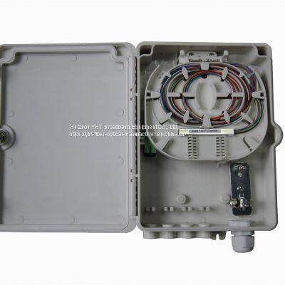 FTTH Access Network 8pcs SC Simplex Adapter 8-port Fiber Distribution Box Plastic Terminal Box photo-5