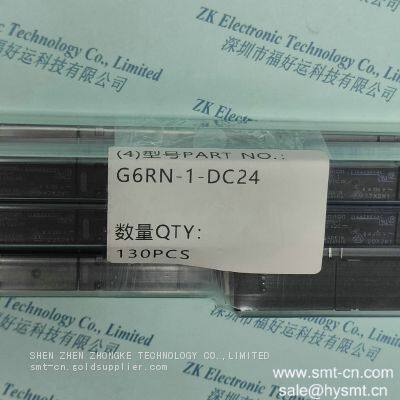 G6RN-1-DC24 OMRON package DIP-5 RELE 24V 8A SPDT PTH