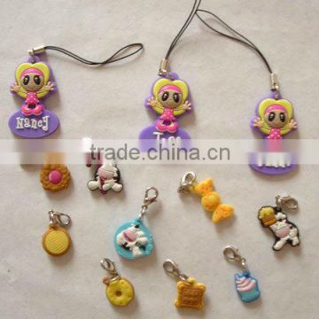 cartoon PVC key fobs, plastic key fobs with custom logo