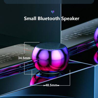 Top Seller Product In OEM/ODM Metal Small Rechargeable Active Tiny Bass Portable Wireless Mini TWS Bluetooth Speaker photo-2