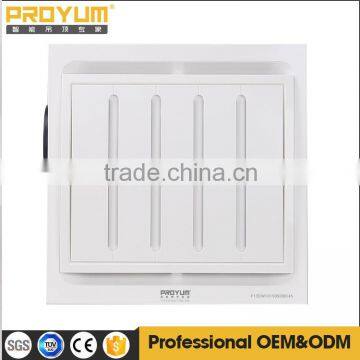 ultra-silence Ceiling mounted exhaust fan of whole plastic panel with Archimedes spiral duct for bathroom and kitchen
