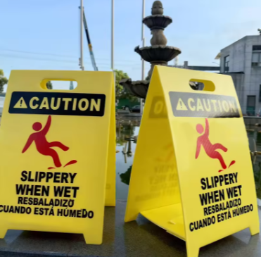 Outdoor PP Fluted Safety Sign – Durable Warning Marker for Hazard Areas photo-2