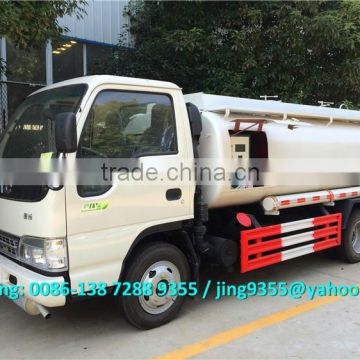 2016 New and Euro IV JAC small fuel tanker,mobile fuel tanker with fuel dispenser 5000L on sale