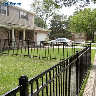 Углеродистая сталь, экологически чистая порошковая покраска, термообработка, современный охранный наружный забор, решетка, защита от грызунов, защита от гниения, столбы для забора