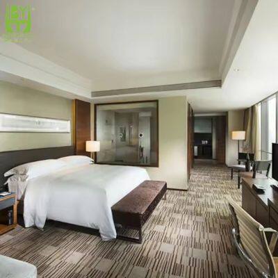 Fashion resort three five star headboard double beds queen size modern furniture bedroom furniture sets