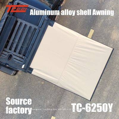 Car Side Awning SUV Car Camping Equipment Aluminum Alloy Hard Shell Oxford Cloth Rain Proof Sunshade photo-5