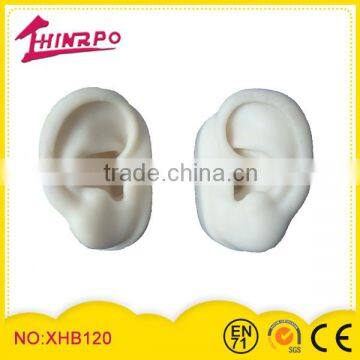 Medical liquid silicone ear model, hearing aid tools display silicone ear mould