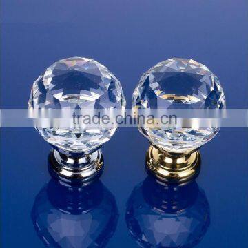 2015 fashion cheap Crystal glass Knobs for Furniture Drawer Pull Handles