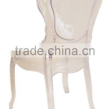 Modern Leisure Dining Clear Resin Bella Plastic Chairs photo-3