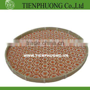 Bamboo plate for home decoration