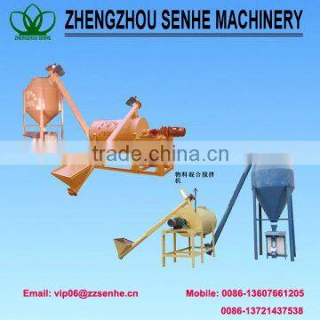 Industrial premixed dry mortar twin screw blender