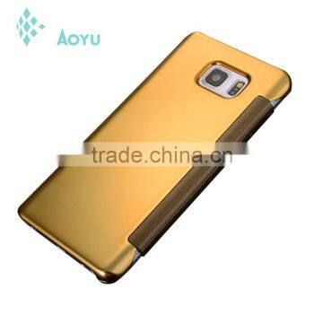 2016 New Arrive Flip Mirror Phone Case for Samsung Note 5 photo-2