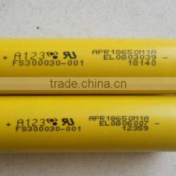 Alibaba hot product original A123 APR18650M1A lifepo4 battery /3.3v 1100mah 18650 A123 lifepo4 battery