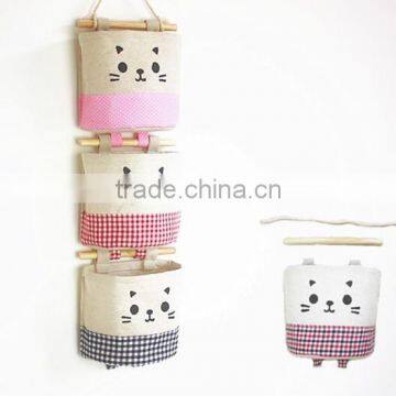 Creative Cute Cartoon Animals Free Combination Hanging Toy Storage Bag