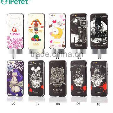 PC TPU Hybrid 3D UV Printing Cartoon Mobile Phone Case For iPhone 6