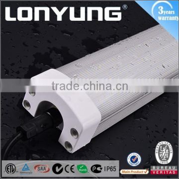 Super brightness DLC listed 4000k-4500k IP65 tri-proof led light for parking lot