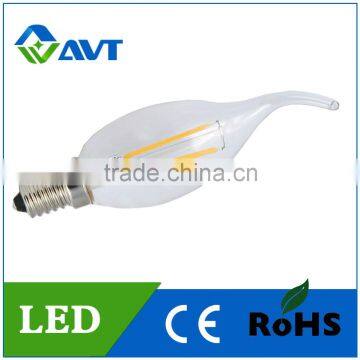 2W 4W Candle LED Bulb E12 E14 filament Bulb