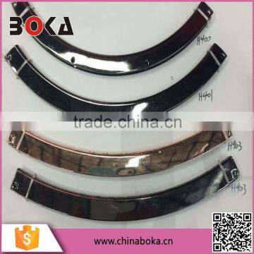 BOKA high quality gunmetal crescent metal neck trim for dress