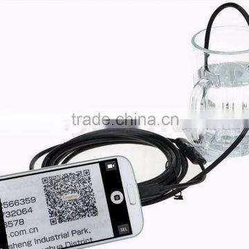 6 White LED 1 Meter to 5 Meter Micro USB Android Phone Rigid Endoscope photo-5