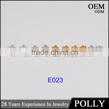 Hot Sale Women Style 14k Solid Gold Earring Yellow Gold Jewelry Wholesale photo-5