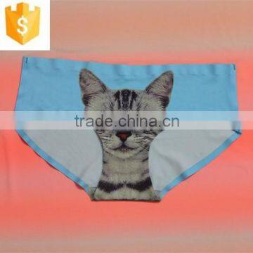 Lady's New Design Seamless Panty in Print Logo and Picture photo-4