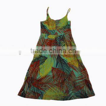 Lady's bohemian fashion dress with cheap price stocklot