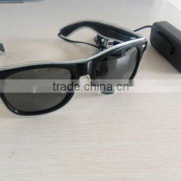 3 colors Flashing eyeglass blinking eye glassess led sunglass