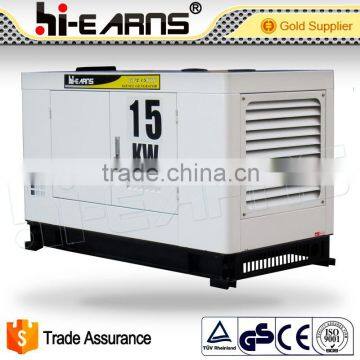 15KW silent single phase water cooled diesel generator cheaper price