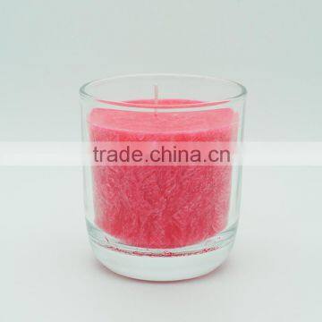 Pink Wax Scented Candle in Glass Jar,multi-colored and Difference Size Are Available photo-2