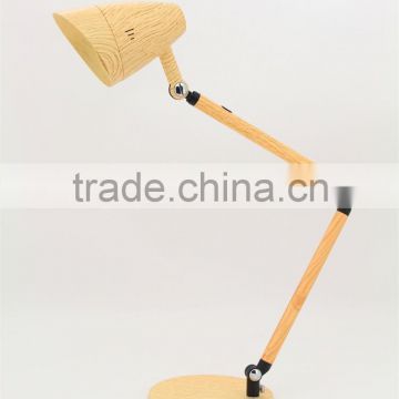 wholesale china market wooden LED table light JK836-Wood wooden LED table lamp