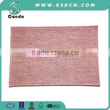 Rectangle Metallic PP Table Placemat