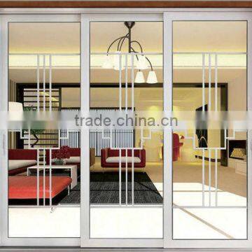 Patterned Glass Aluminum Sliding Door