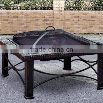 Fire Pit Table With Ceramic Tiles