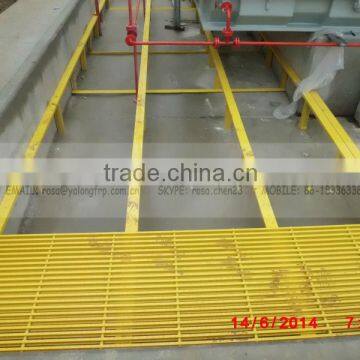 High bearing strengh anti-corrosion pultruded fiberglass FRP/GRP grating fiberglass floor grating,platform walkway FRP grating