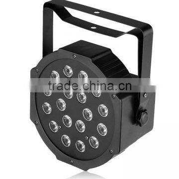 RGB PAR Light 18 LEDs DMX512 Color Mixing Wash Can Stage Light Disco DJ Wedding Party Show Live Concert Lighting photo-3