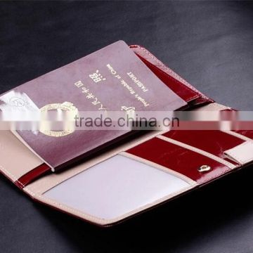 PU leather passport cover