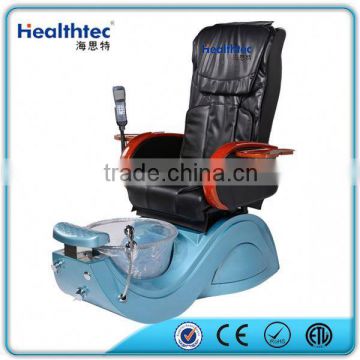 Blue Crystal Fiberglass Spa Chair sex machine pedicure chair