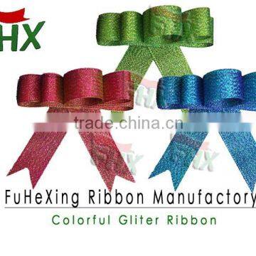 christmas decorative mesh ribbon wholesale for gift packaging