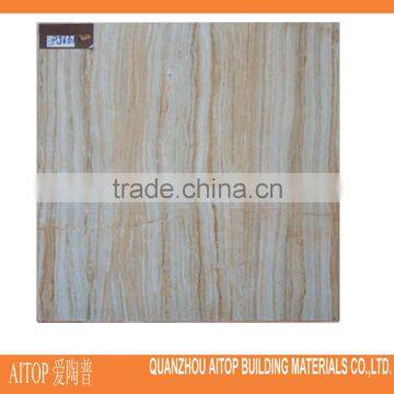 Wood texture floor tile non-slip polished China for hotel lobby