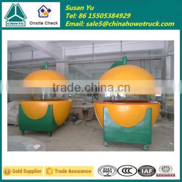 Orange Shape Mobile Outdoor Juice Kiosk Made in China                        
                                                Quality Choice