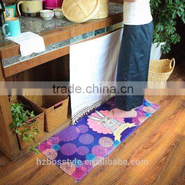 Printed Kitchen Mat Anti-slip Floor Mats 2 Set Rugs Running photo-2