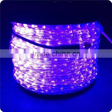 230v 50m hollow purple led rope light wholesale